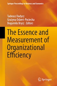 The Essence and Measurement of Organizational Efficiency -  - E-Book