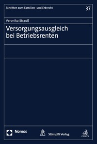 Versorgungsausgleich bei Betriebsrenten - Veronika Strauß - E-Book