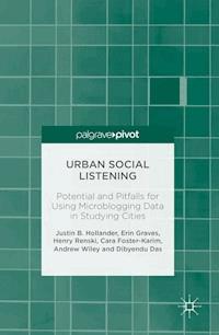 Urban Social Listening - Justin B. Hollander - E-Book