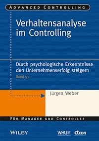 Verhaltensanalyse im Controlling - Jürgen Weber - E-Book