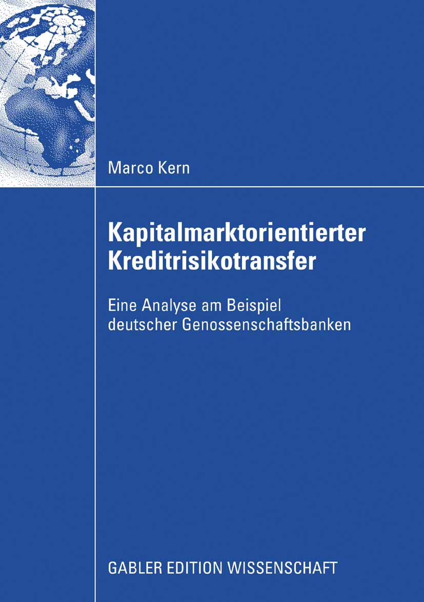 Kapitalmarktorientierter Kreditrisikotransfer - Marco Kern - E-Book