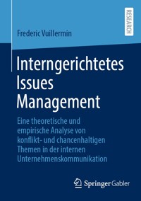 Interngerichtetes Issues Management - Frederic Vuillermin - E-Book