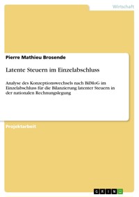 Latente Steuern im Einzelabschluss - Pierre Mathieu Brosende - E-Book