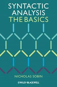 Syntactic Analysis - Nicholas Sobin - E-Book