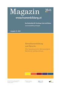 Erwachsenenbildung und Sprache -  - E-Book