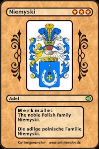 The noble Polish family Niemyski. Die adlige polnische Familie Niemyski. - Werner Zurek - E-Book