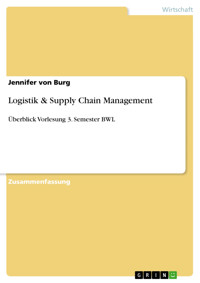 Logistik & Supply Chain Management - Jennifer von Burg - E-Book