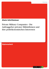 Private Military Companies - Die Auftraggeber privater Militärfirmen und ihre politökonomischen Interessen - Alwin Schrittwieser - E-Book