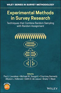 Experimental Methods in Survey Research -  - E-Book