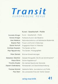 Transit 41. Europäische Revue - Cornelia Klinger - E-Book