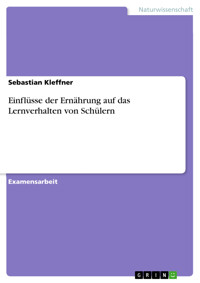 Einflüsse der Ernährung auf das Lernverhalten von Schülern - Sebastian Kleffner - E-Book