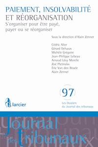 Paiement, insolvabilité et réorganisation - Cédric Alter - E-Book