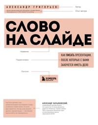 Слово на слайде. Как писать презентации, после которых с вами захочется иметь дело - Александр Григорьев - E-Book