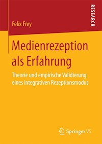 Medienrezeption als Erfahrung - Felix Frey - E-Book