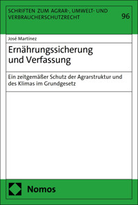Ernährungssicherung und Verfassung - José Martínez - E-Book