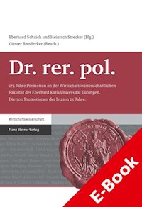 Dr. rer. pol. -  - E-Book