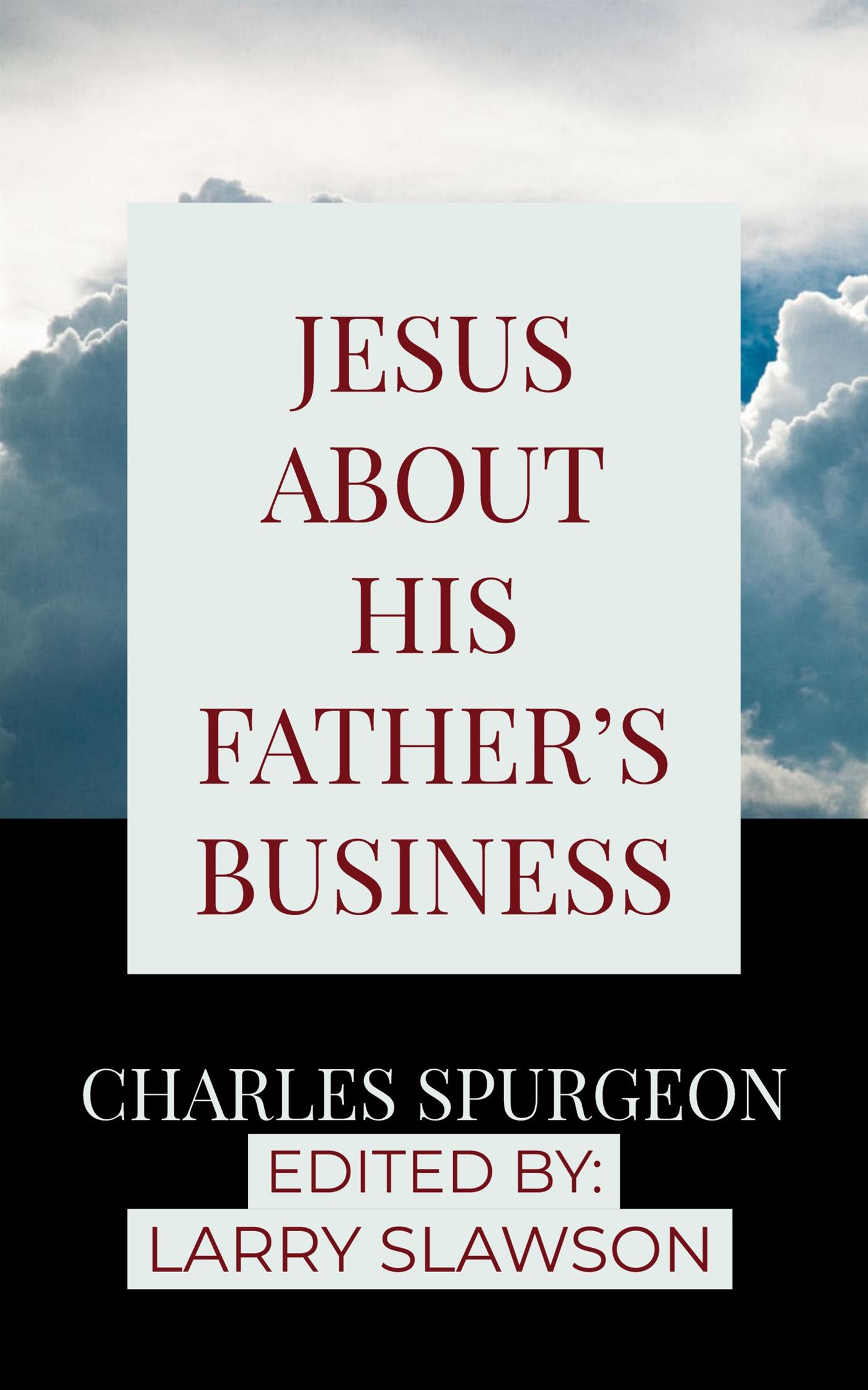 Jesus About His Father's Business - Larry Slawson - E-Book