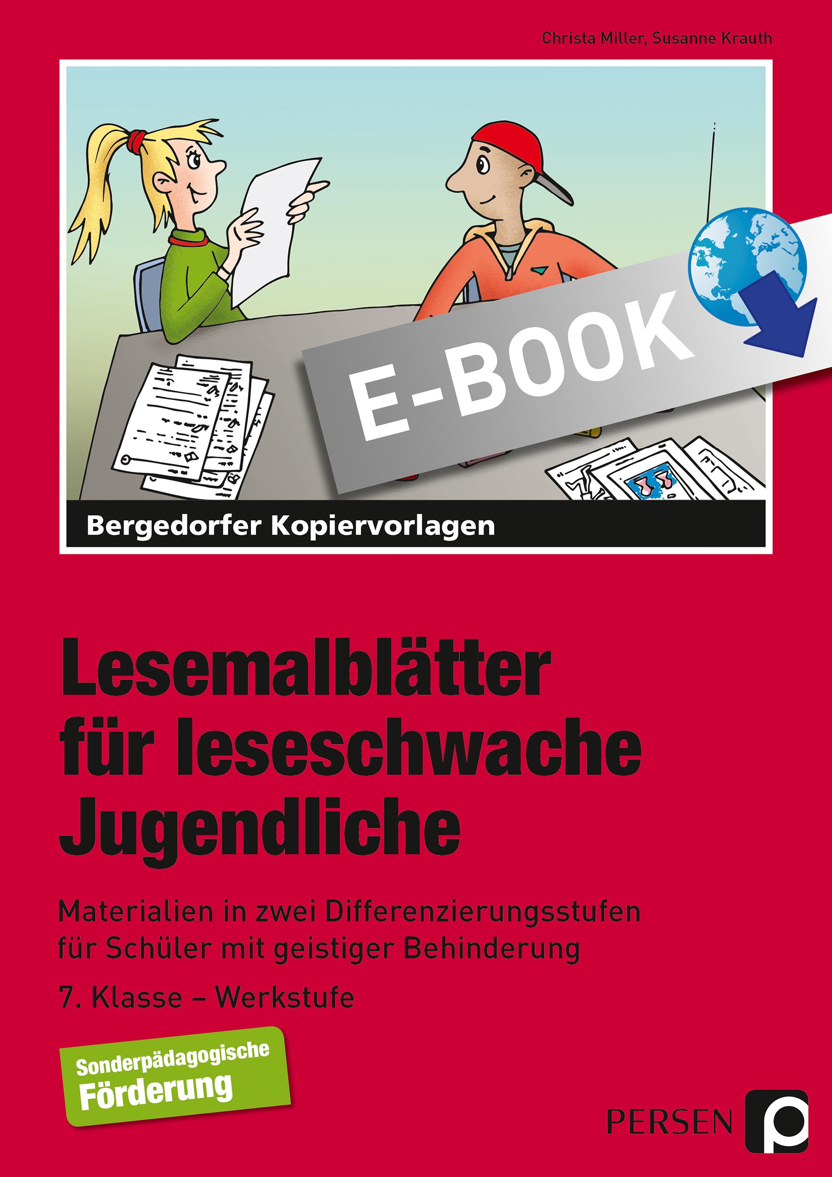 Lesemalblätter für leseschwache Jugendliche - Christa Miller - E-Book