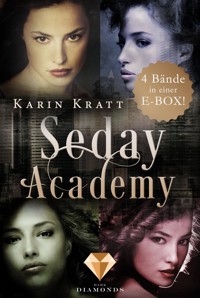 Sammelband der erfolgreichen Fantasy-Serie »Seday Academy« Band 1-4 (Seday Academy) - Karin Kratt - E-Book
