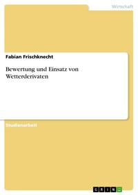 Bewertung und Einsatz von Wetterderivaten - Fabian Frischknecht - E-Book