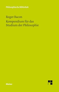 Kompendium für das Studium der Philosophie - Roger Bacon - E-Book
