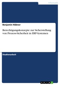 Berechtigungskonzepte  zur Sicherstellung von Prozess-Sicherheit in ERP-Systemen - Benjamin Hübner - E-Book