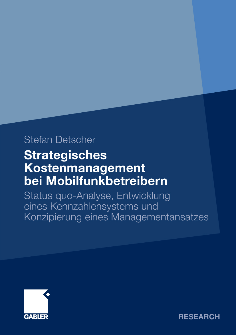 Strategisches Kostenmanagement bei Mobilfunkbetreibern - Stefan Detscher - E-Book