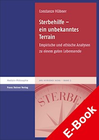 Sterbehilfe – ein unbekanntes Terrain - Constanze Hübner - E-Book