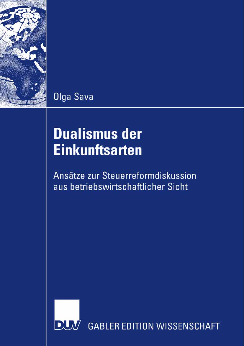 Dualismus der Einkunftsarten - Olga Sava - E-Book
