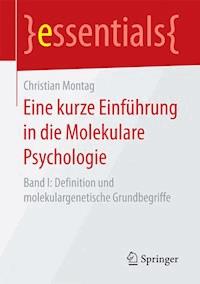 Eine kurze Einführung in die Molekulare Psychologie - Christian Montag - E-Book