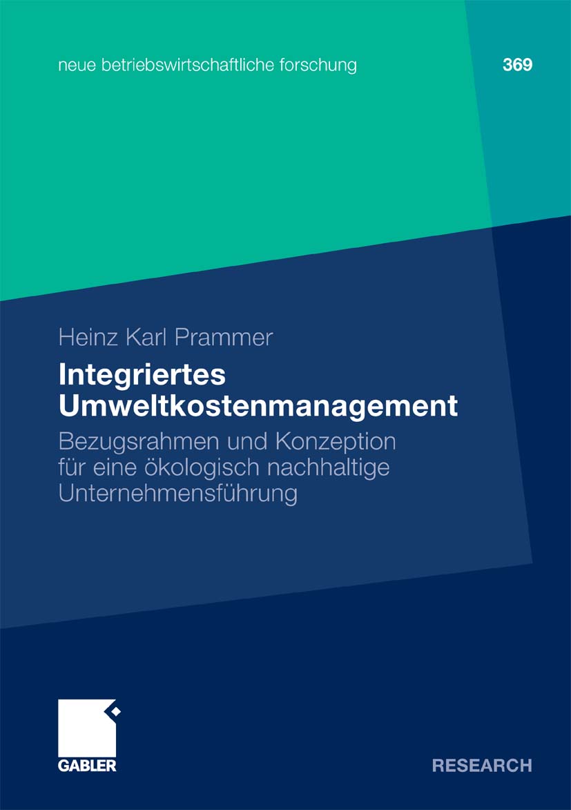 Integriertes Umweltkostenmanagement - Heinz Karl Prammer - E-Book