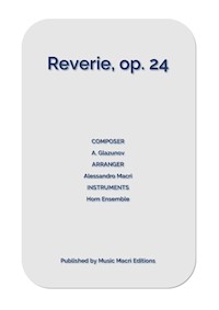 Reverie, op. 24 by A. Glazunov - Alessandro Macrì - E-Book