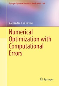 Numerical Optimization with Computational Errors - Alexander J. Zaslavski - E-Book