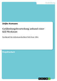 Gefährdungsbeurteilung anhand einer KfZ-Werkstatt - Zeljko Komazec - E-Book