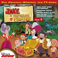 08: Mama Hook sorgt für Ordnung / Rockende Piraten / Papagei Skully in Not / Wer hat die Kokosnuss geklaut? (Hörspiel zur Disney TV-Serie) - Mark Seidenberg - Hörbuch