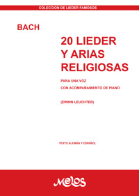 20 lieder y arias religiosas Bach - Johann Sebastian Bach - E-Book
