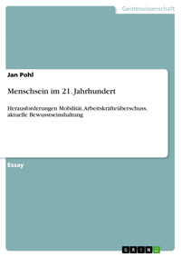 Menschsein im 21. Jahrhundert - Jan Pohl - E-Book
