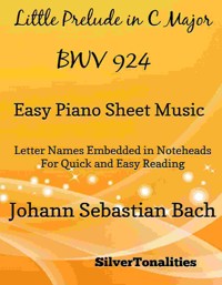 Little Prelude in C Major BWV 924 Easy Piano Sheet Music - SilverTonalities - E-Book
