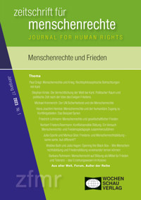 Menschenrechte und Frieden -  - E-Book