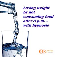 Losing weight by not consuming food after 8 p.m. - with hypnosis - Michael Bauer - Hörbuch