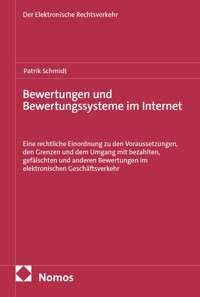 Bewertungen und Bewertungssysteme im Internet - Patrik Schmidt - E-Book