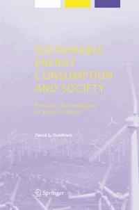 Sustainable Energy Consumption and Society - David L. Goldblatt - E-Book