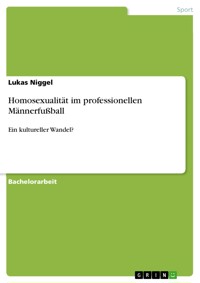 Homosexualität im professionellen Männerfußball - Lukas Niggel - E-Book
