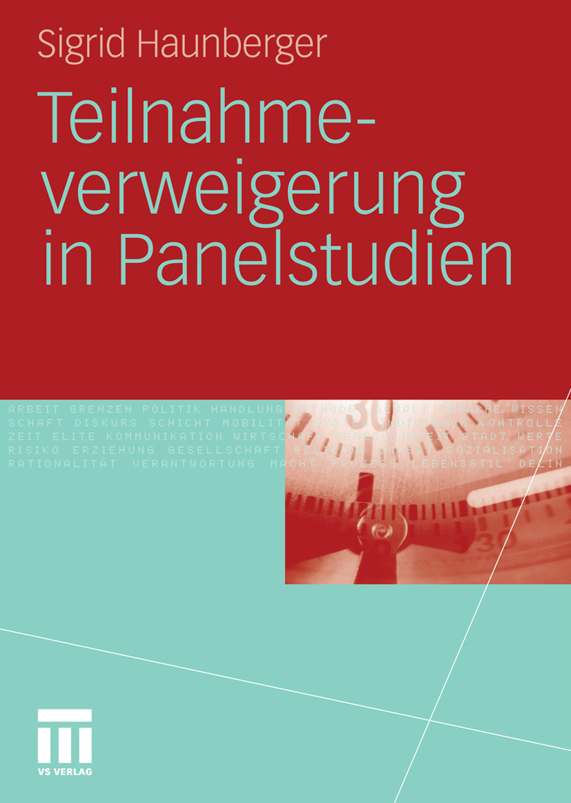 Teilnahmeverweigerung in Panelstudien - Sigrid Haunberger - E-Book