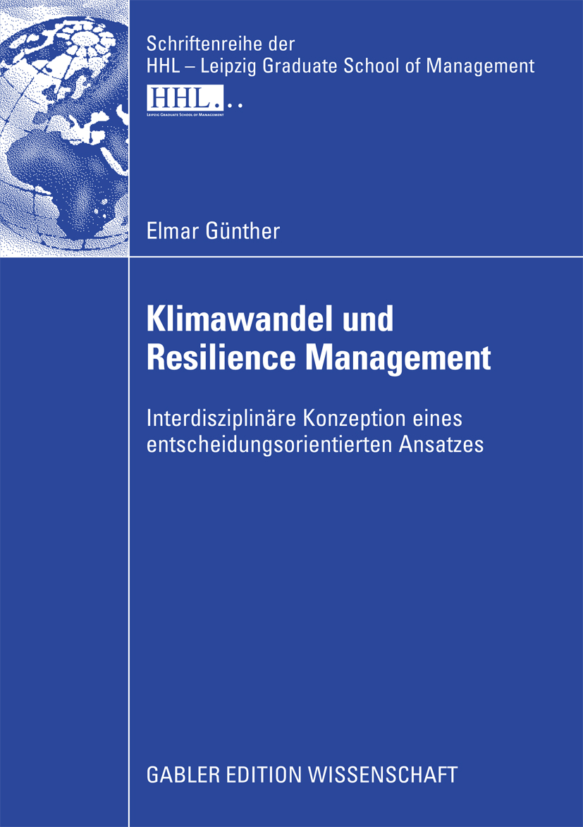 Klimawandel und Resilience Management - Elmar Günther - E-Book