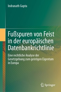 Fußspuren von Feist in der europäischen Datenbankrichtlinie - Indranath Gupta - E-Book
