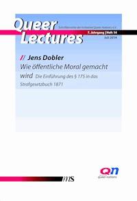 Wie öffentliche Moral gemacht wird - Jens Dobler - E-Book