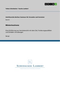 Mieterinsolvenz - Tobias Scheidacker - E-Book