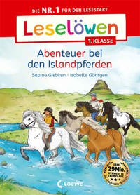 Leselöwen 1. Klasse - Abenteuer bei den Islandpferden - Sabine Giebken - E-Book