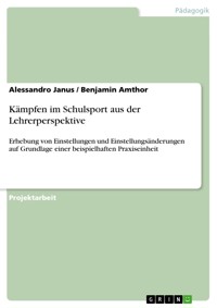 Kämpfen im Schulsport aus der Lehrerperspektive - Alessandro Janus - E-Book